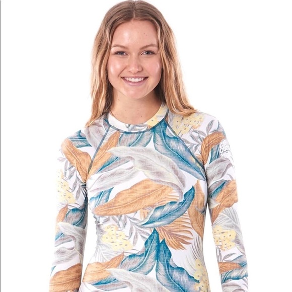 ☀️RIP CURL☀️ G BOMB LONG SLEEVE BZIP UV SURFS BODY SUIT - Picture 9 of 17